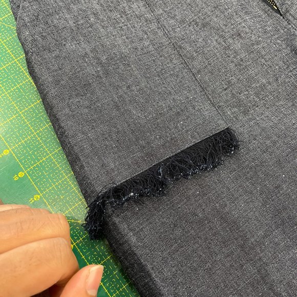 Handmade frayed runway jeans may 2018 - Picture 3 of 12